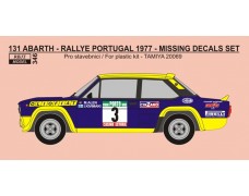 Decal - Fiat 131 Abarth - Rallye Portugal 1977 - missing logo